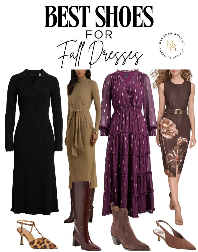 Best Shoes for Fall Dresses of all types