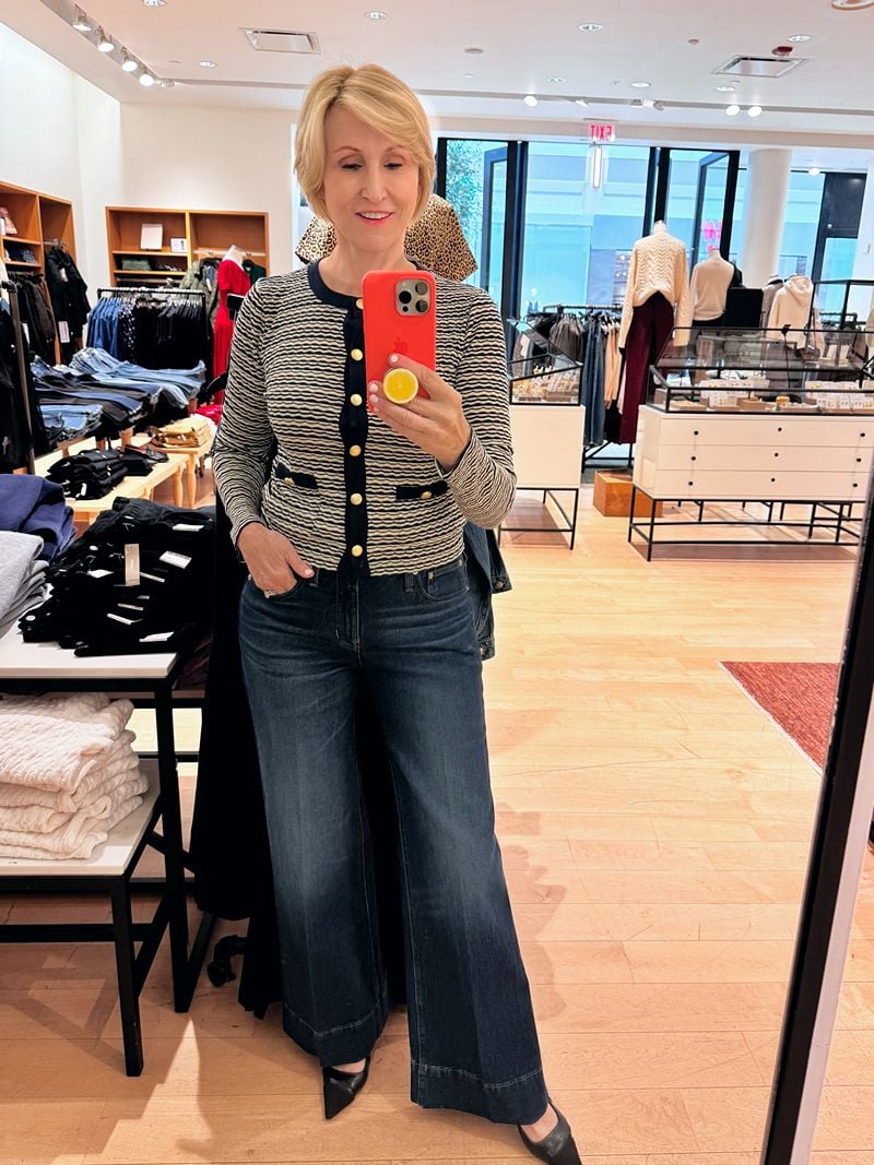 Black and white cardigan Black and white cardigan | J.Crew Try-on Haul