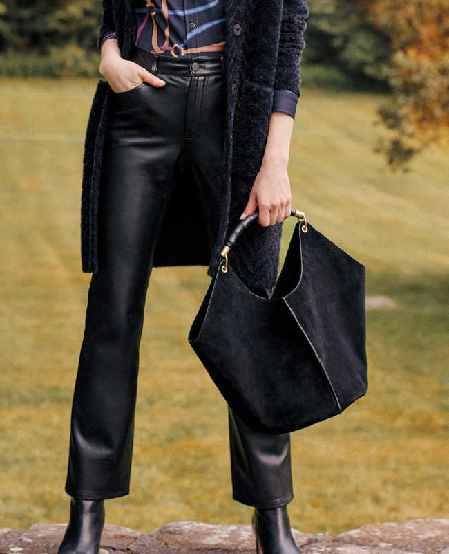 black suede bucket bag black suede bucket bag