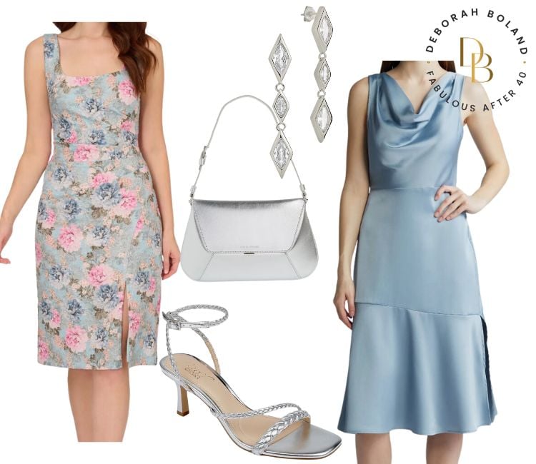 blue wedding guest dresses for spring