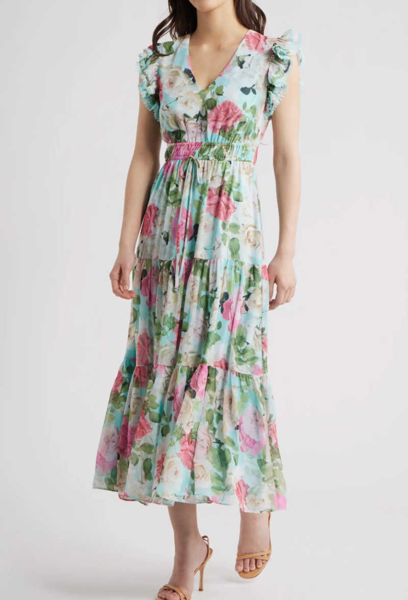 Fabulous After 40 shares a Pretty Print Dress Fabulous After 40 shares a Pretty Print Dress