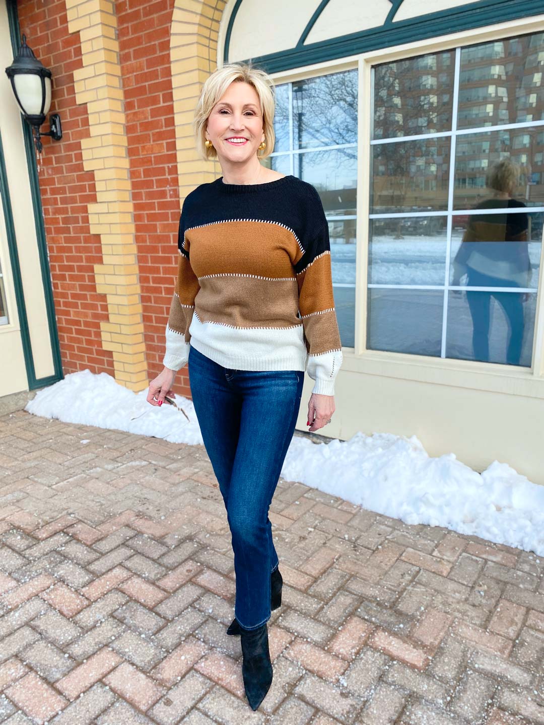 Colorblock Sweater colorblock sweater