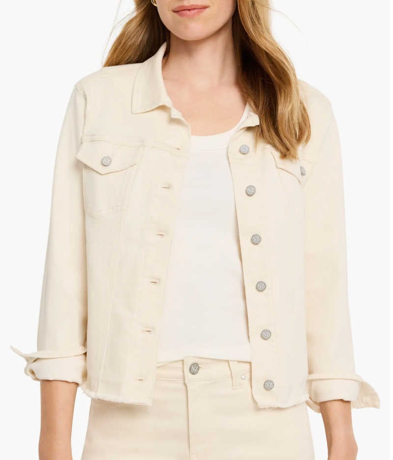 Cream Denim Jacket