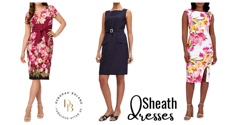 sheath dresses Flattering Dress Styles for Women Over 40
