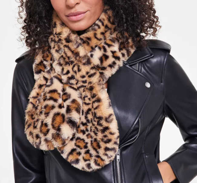 faux fur scarf faux fur scarf