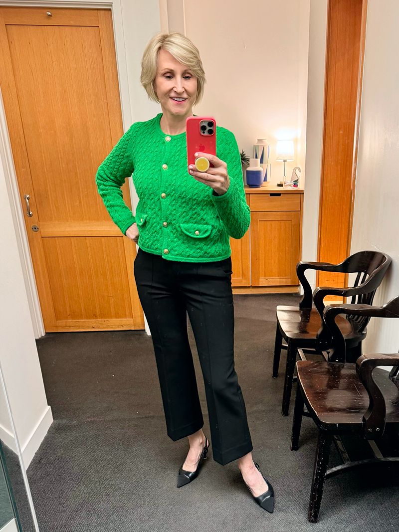 Cable Knit Sweater Cardigan green Cable Knit Sweater Cardigan