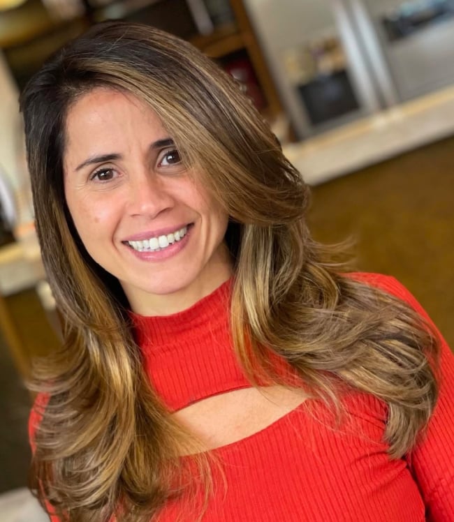 long layered cut hair trends long layered cut with a side part