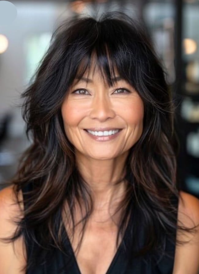 hair trends long styled shag hair trends long styled shag