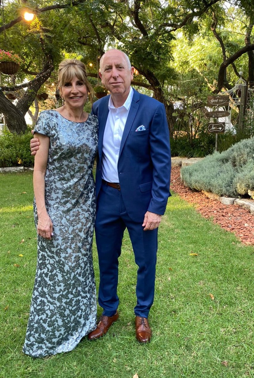 mother of the bride blue brocade gown