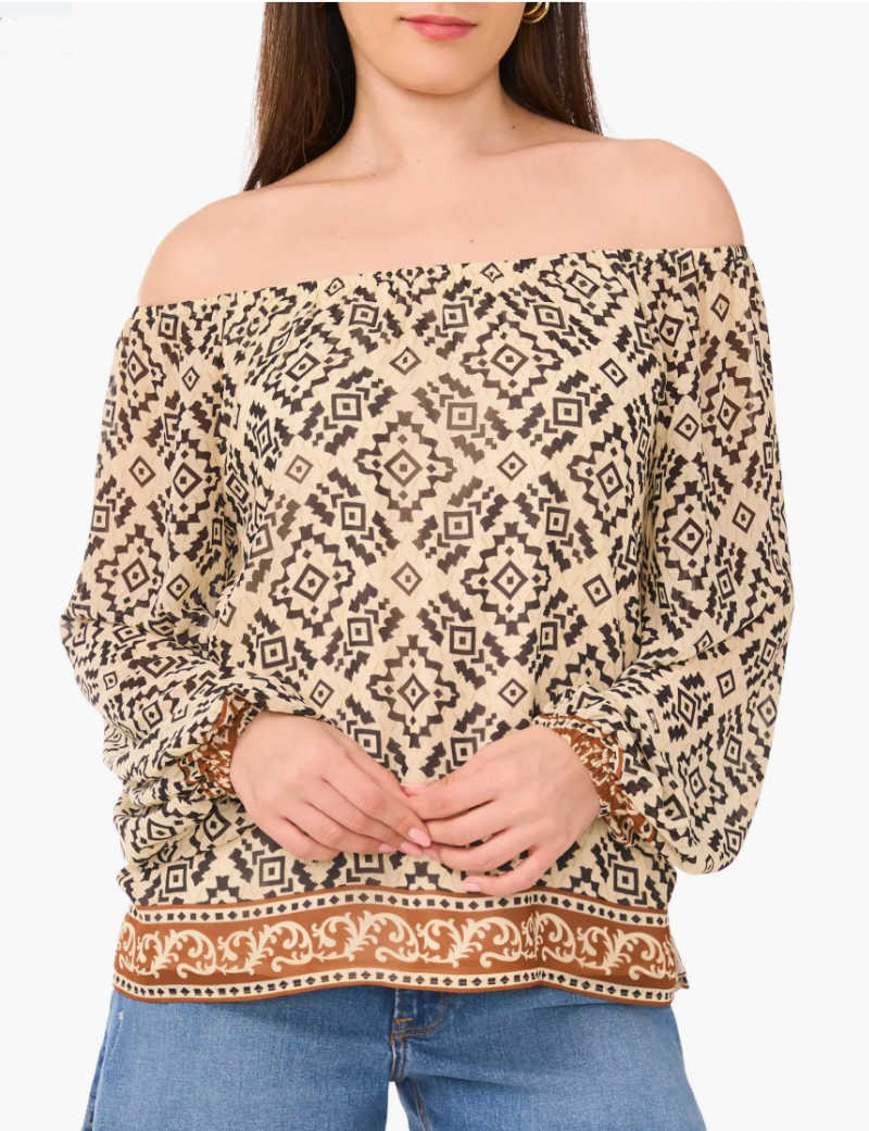 Off-the-Shoulder Blouse Off-the-Shoulder Blouse
