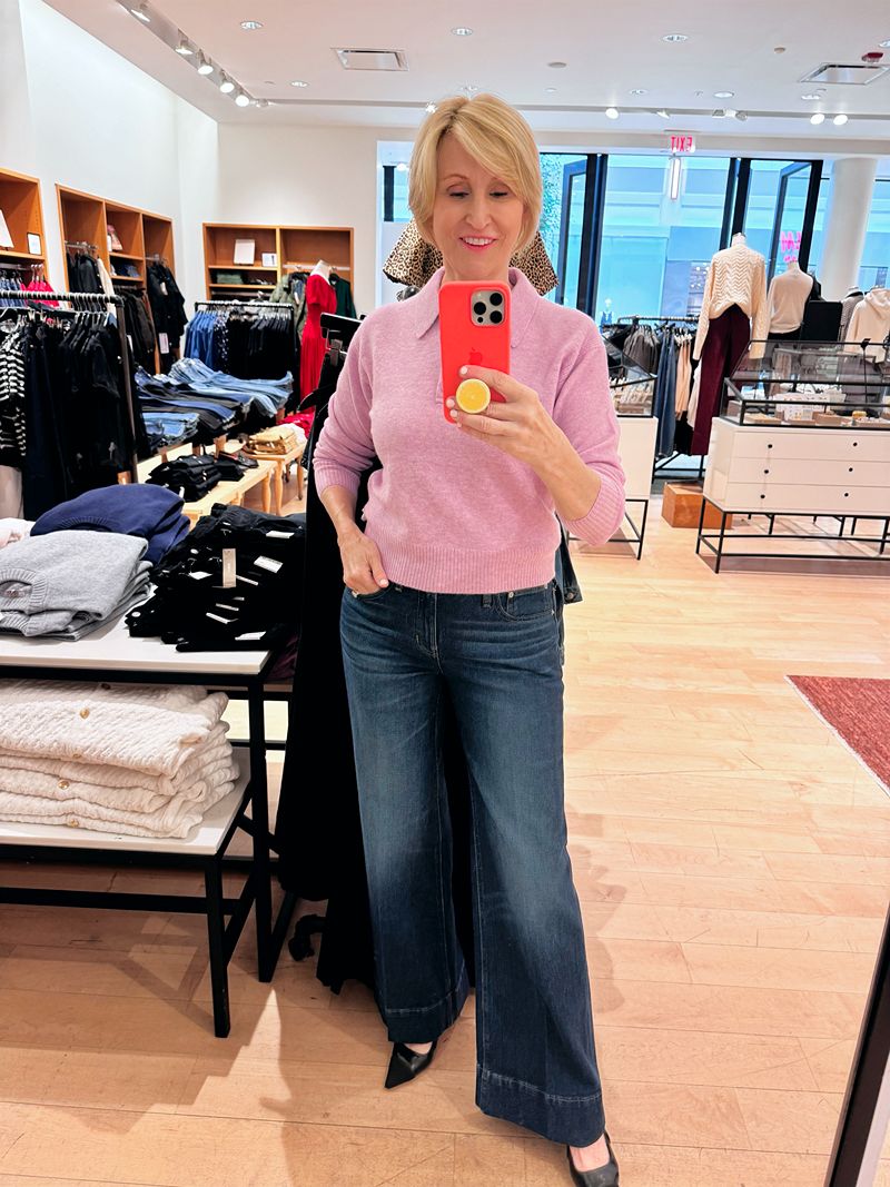 Pink Polo Sweater Pink Polo Sweater