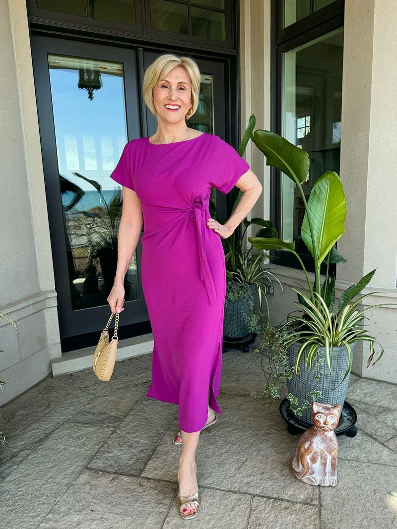 colorful spring dresses for women over 50 purple spring dress