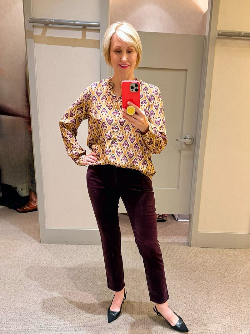 Slim Leg Corduroy Pants outfit Slim Leg Corduroy Pants | J.Jill Try on Haul