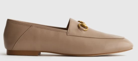 Horsebit loafers brown Italian leather horsebit loafer