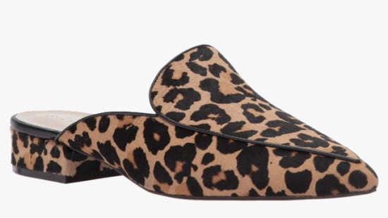 animal print mules animal print mules