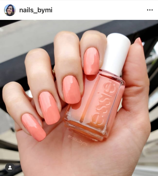 soft coral nail polish soft coral nail polish trend