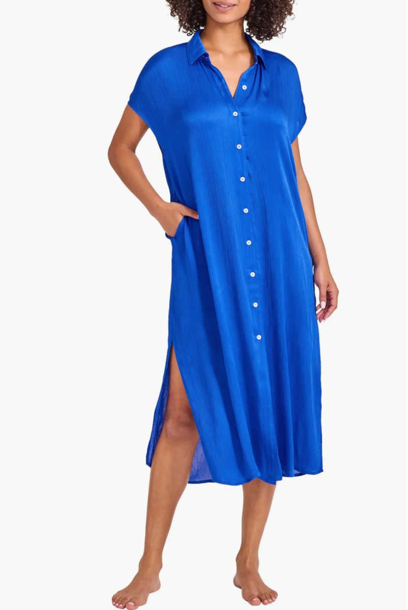 Tommy Bahama Beach shirtdress coverup