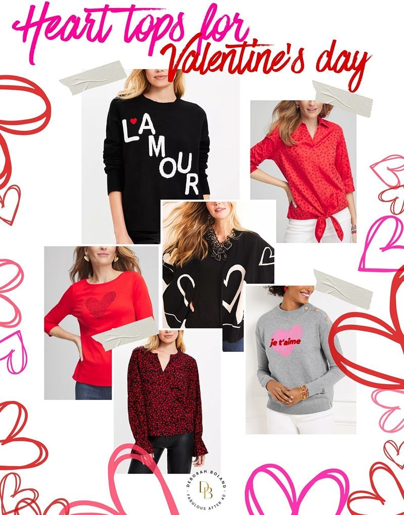 Valentine's Day heart sweaters Valentine's Day heart sweaters