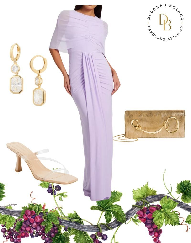 What to Wear to a Vineyard Wedding Lavender Winery Wedding Guest Dress