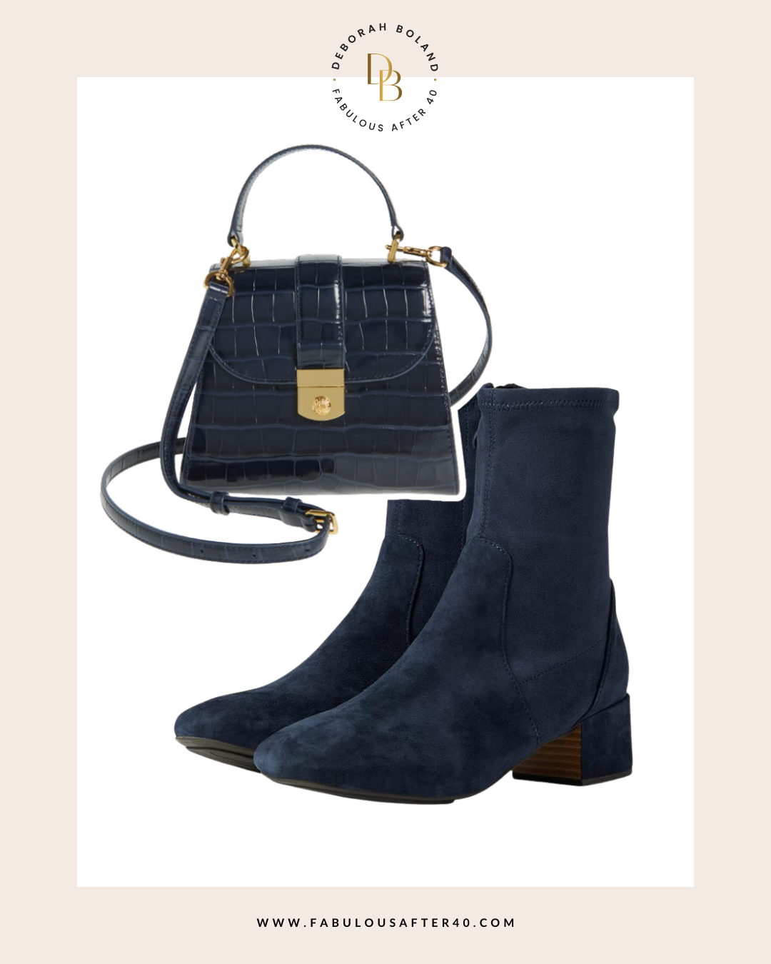 HOW TO MATCH NAVY SHOES OR HANDBAG TO YOUR OUTFIT