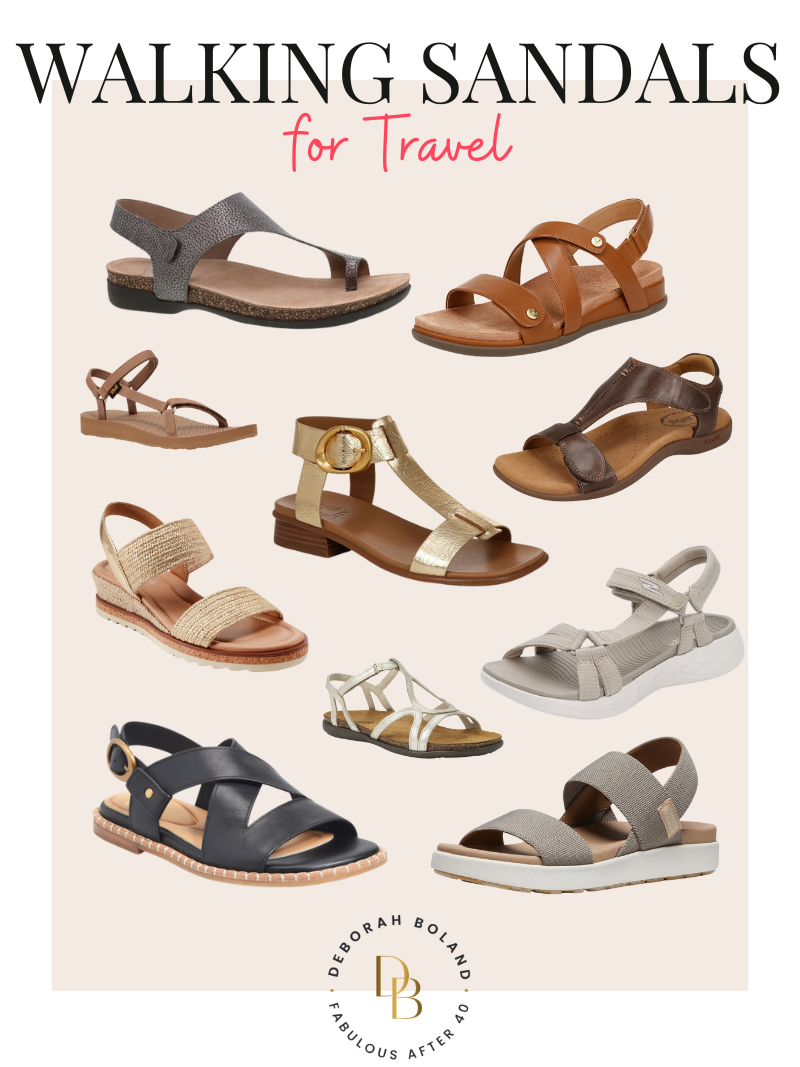 Sandals for Travel Best Comfortable Walking Sandals for TravelBEST MOST COMFORTABLE WALKING SANDALS FOR TRAVEL