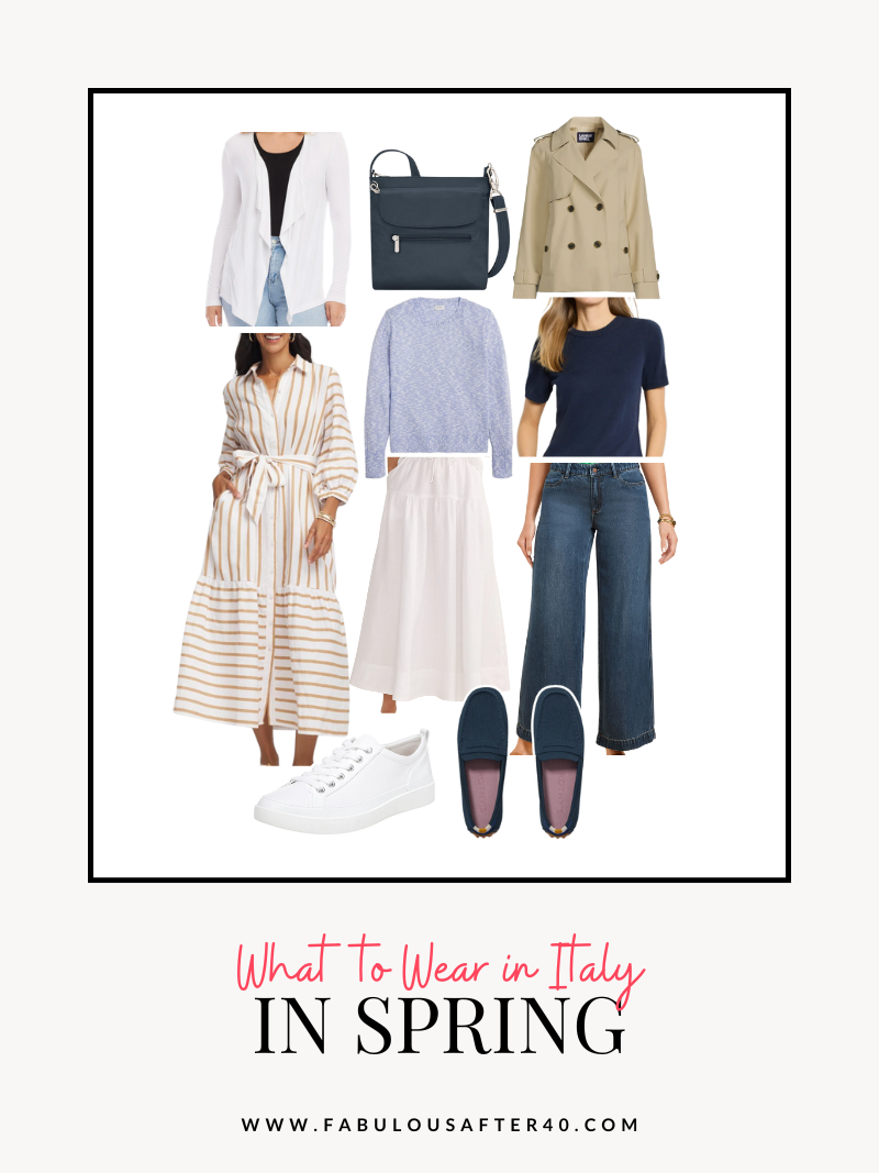 What to Wear in Italy in Spring WHAT TO WEAR IN ITALY IN SPRING FOR WOMEN OVER 40
