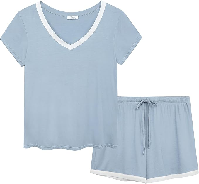 Cooling Pajama Short Set FOR TRAVELING