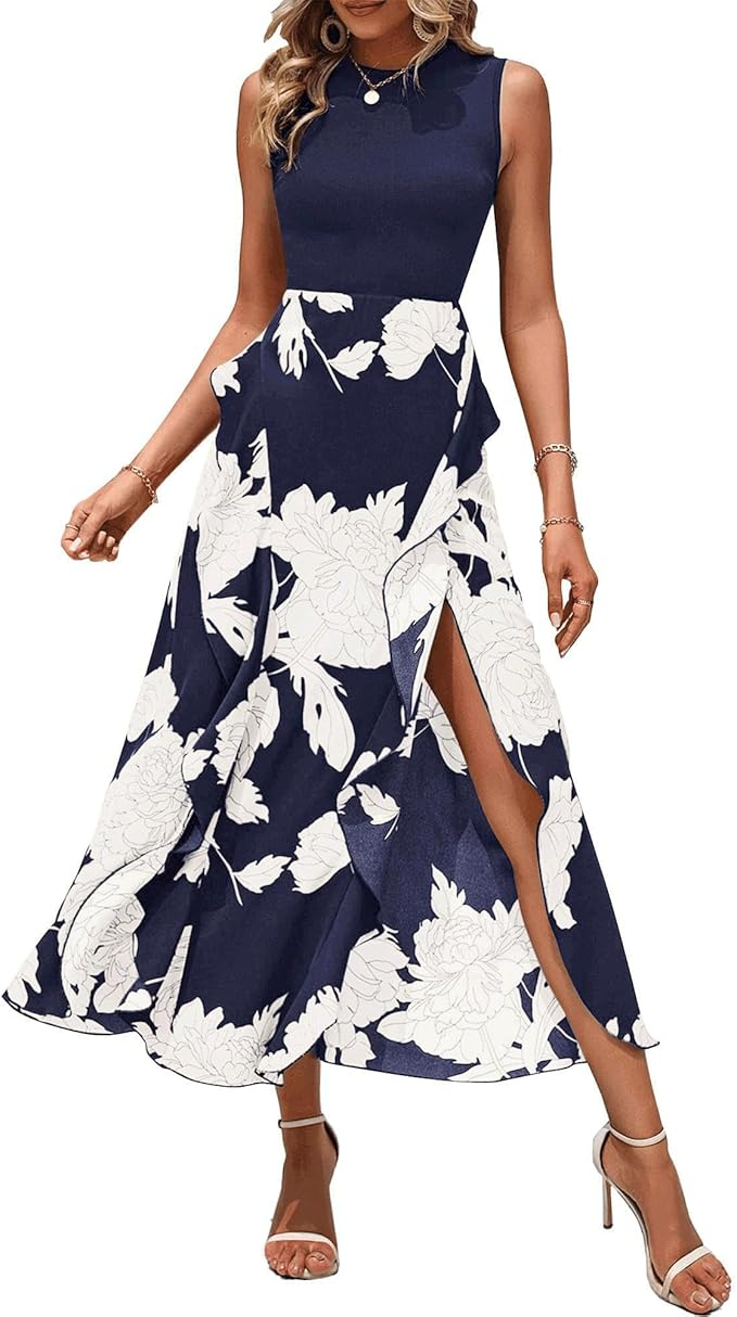 Floral Cocktail Dress Outdoor Wedding Guest Outfits for Women Over 40 and 50 to Shop Now