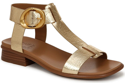 The Naturalizer Brandy The Naturalizer Brandy, Stylish Metallic Walking Sandal for Travel Europe Vacation