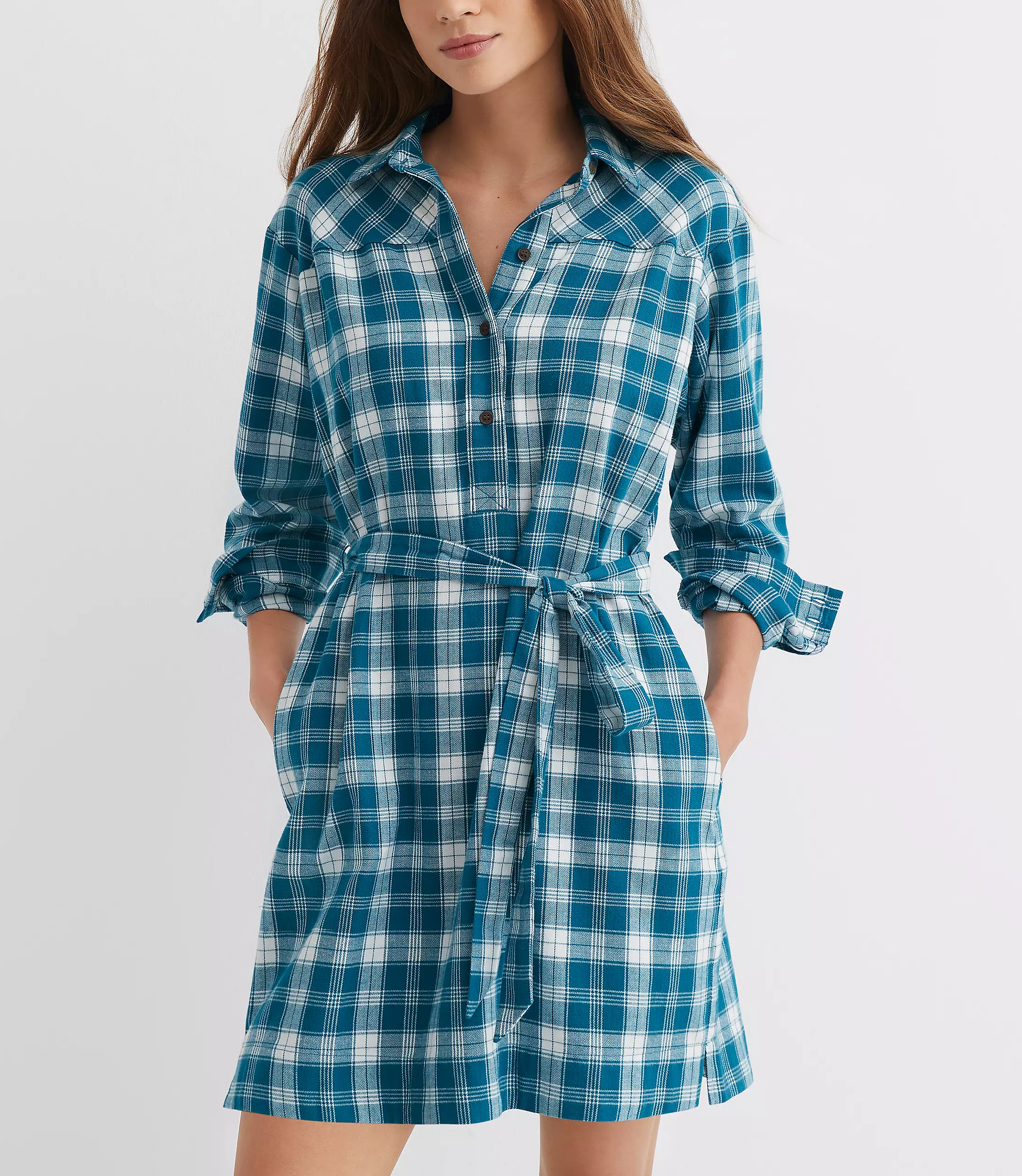 SHOULD WOMEN OVER 50 WEAR PLAID DRESSES THIS FALL