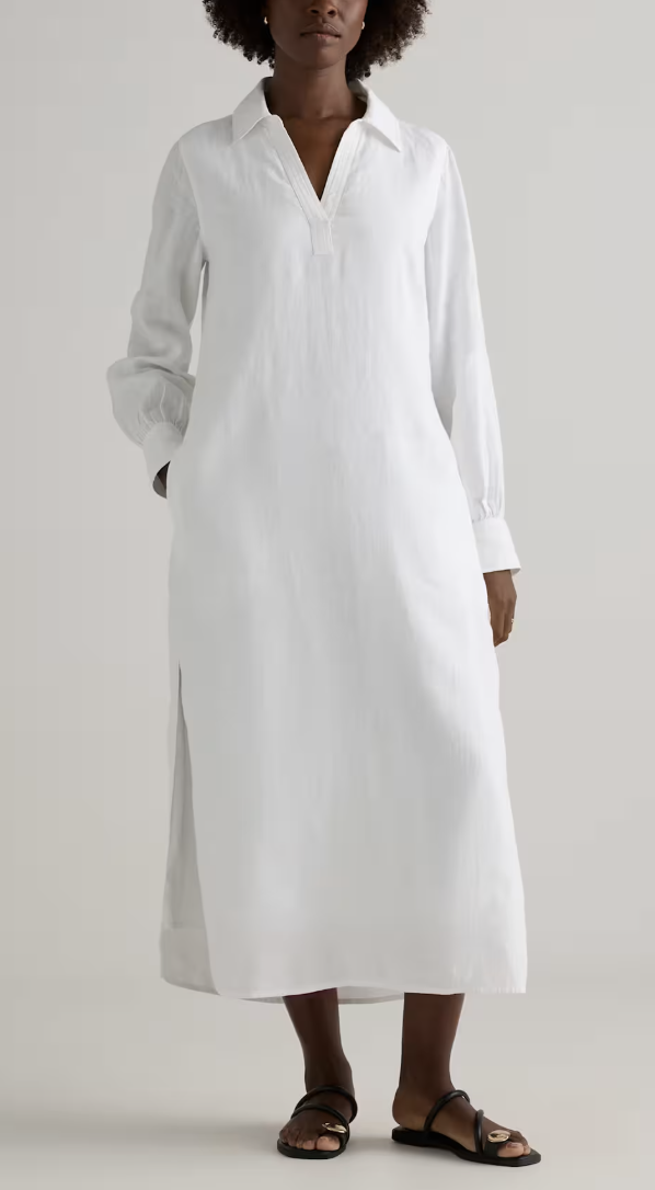 LINEN MAXI DRESS FOR WOMEN OVER 40 50 60 SUMMER