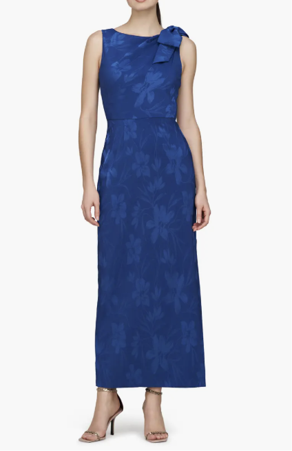 Stretch Jacquard Gown for Women Over 50 to Shop Now