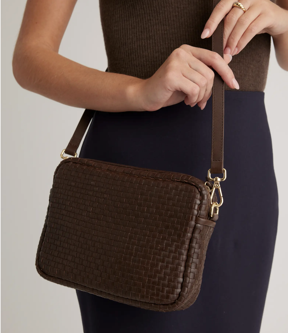 ITALIAN LEATHER CROSSBODY BAG